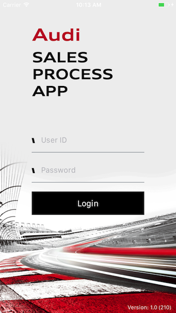 Audi sales app